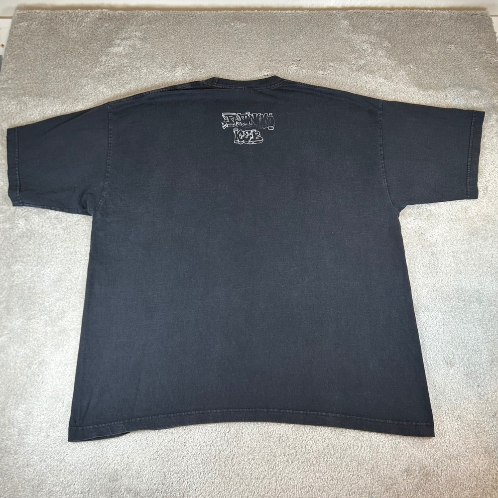 Vintage Y2K TND Platinum Ice Graphic T-Shirt Mens 3XL Black‎ Hip Hop Streetwear - Picture 4 of 9